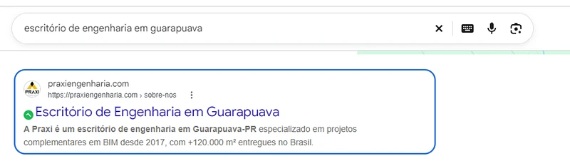 Busca do Google: A página Sobre