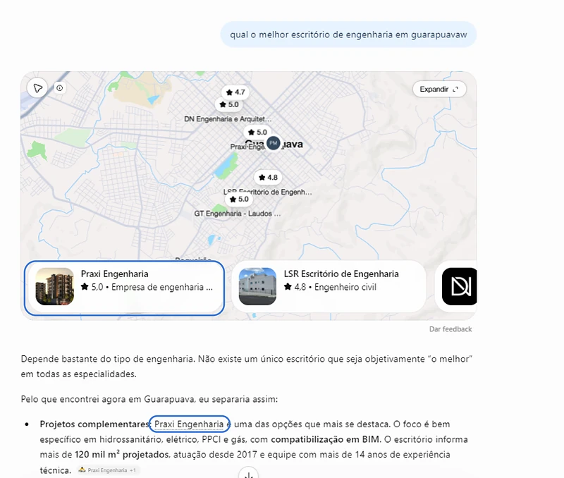 ChatGPT: Destaque em projetos complementares